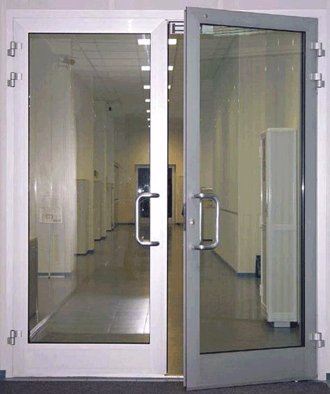 Двери из алюминиевых профилей